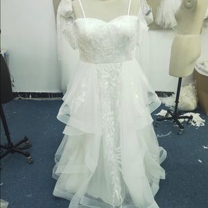 Brand new custom wedding dress.